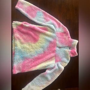 Boutique Pastel Colorful Sherpa size 11-12 T